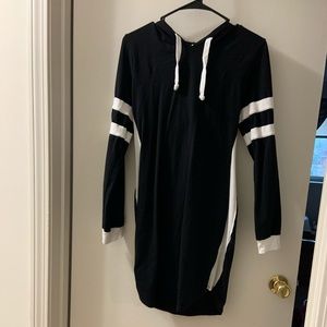 2/$10 hooded bodycon dress